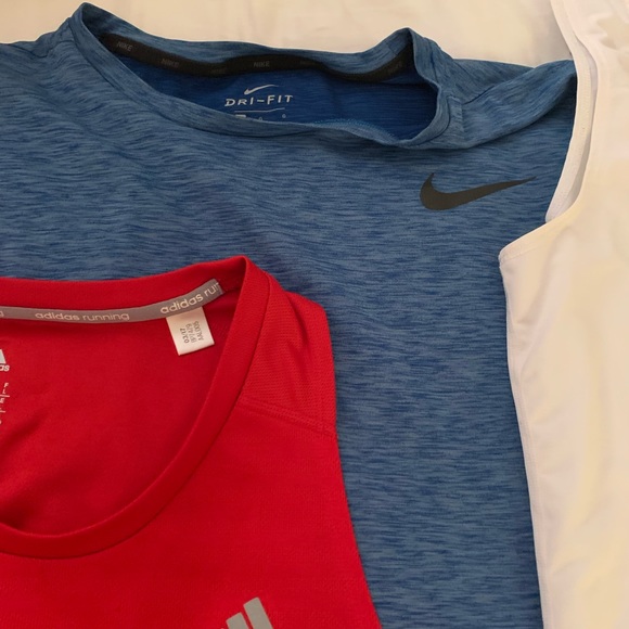 Lot of 4 Men’s Large Tanks Nike Dri Fit Jordan Adidas - Picture 4 of 9